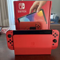 Nintendo Switch OLED ⚠️w/MOD CHIP⚠️ Mario Edition