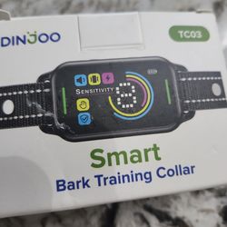 DINJOO Bark Collar  for Large Medium Small,Rechargeable Anti Barking Training Collar with 8 Adjustable Sensitivity