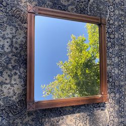 Antique Wood Mirror