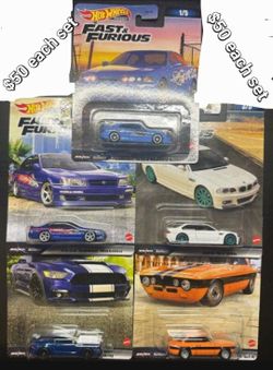 Hot Wheels Premium Set From Fast & Furious New Set