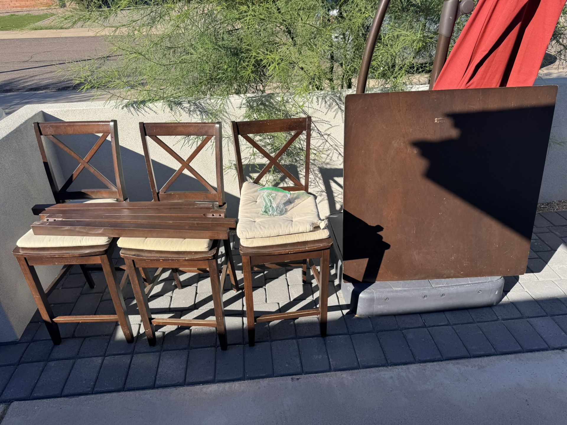High Top Table With Chairs
