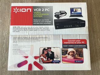 Vintage ION VCR 2 PC VHS to Digital Video Conversion System *NEW IN BOX*
