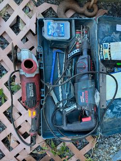 Angle grinder and hammer drill tools