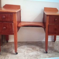 Vintage Wood Vanity