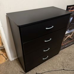 Tall and Medium height dresser set Black