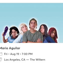 Mario Aguilar @ The Wiltern