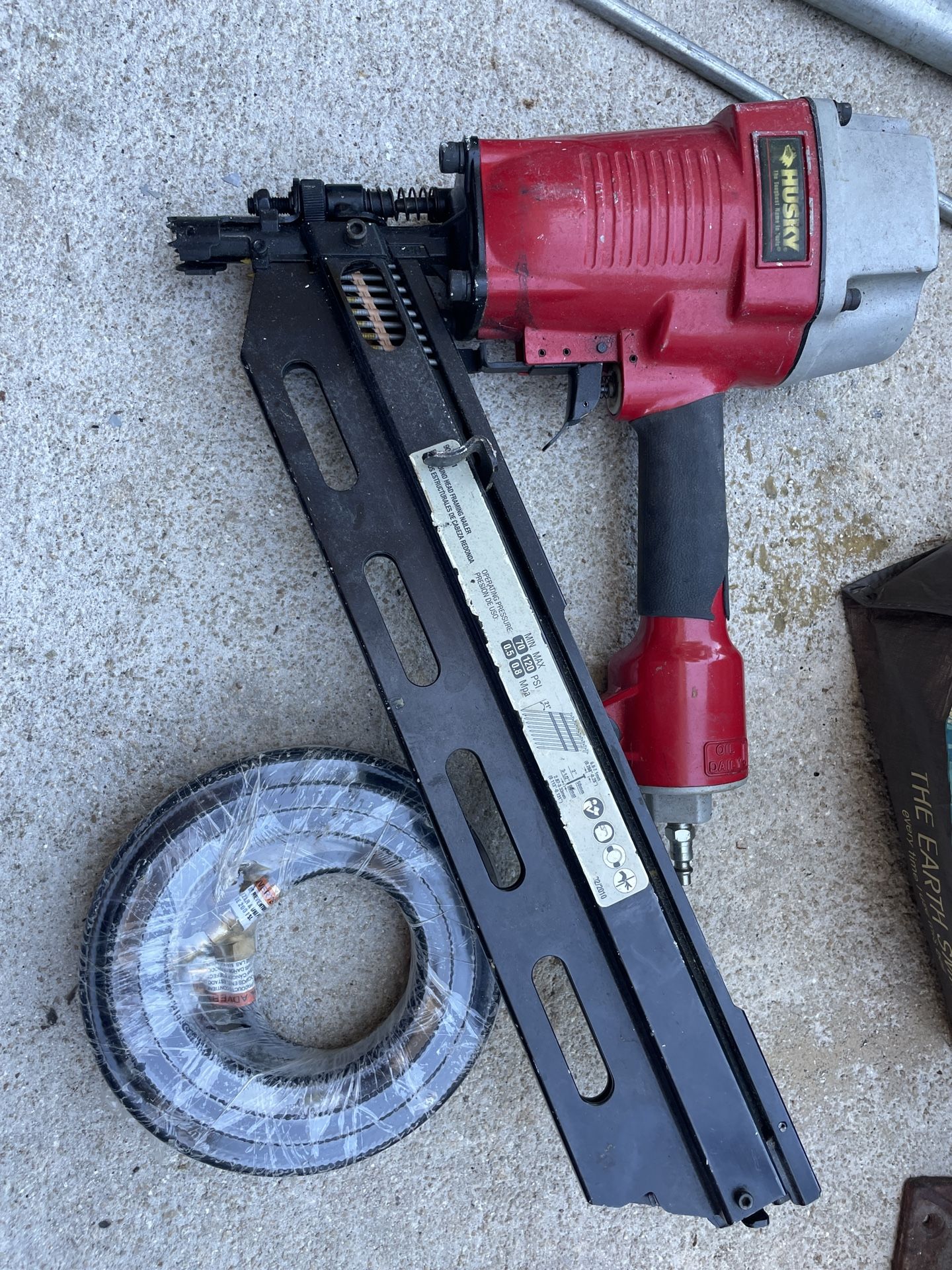 Husky Nail gun And Cord 