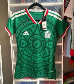 México World Cup Mundial Home Verde Green Jersey Mujer  Women