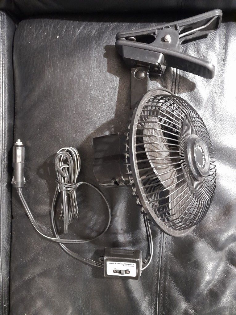 12-Volt Oscillating Fan - New!