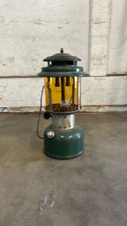 Coleman lantern model 220 F with Amber Globe