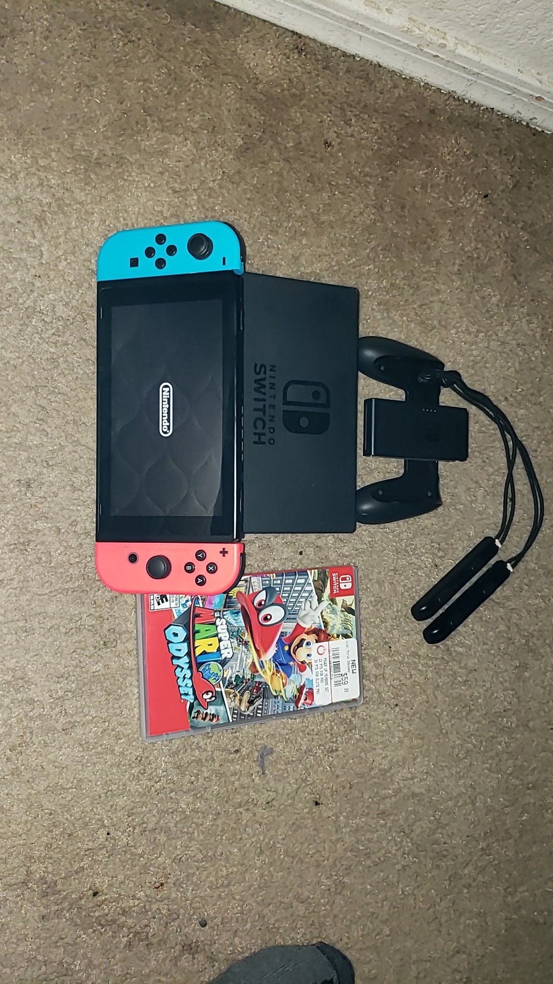 Nintendo switch with 5 games
