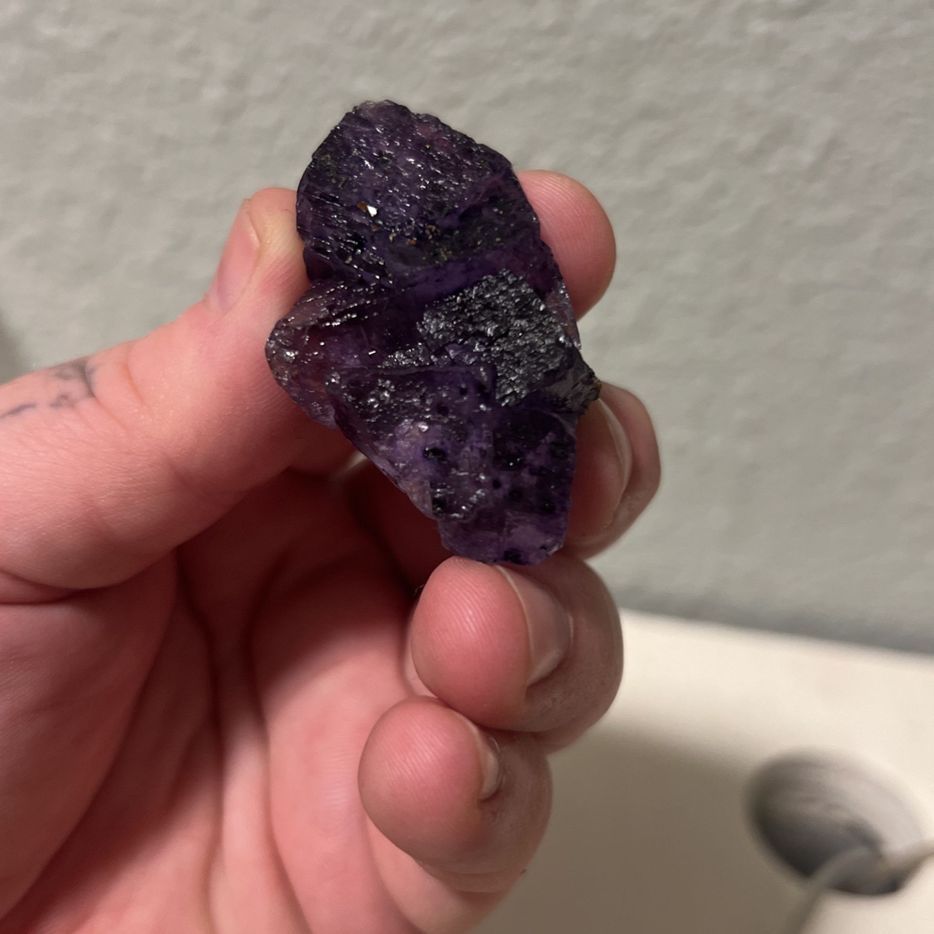 Small Fluorite Cluster Crystal