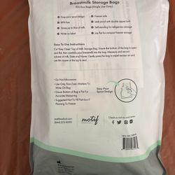 Motif Breast milk Bags For Freezer Storage 
