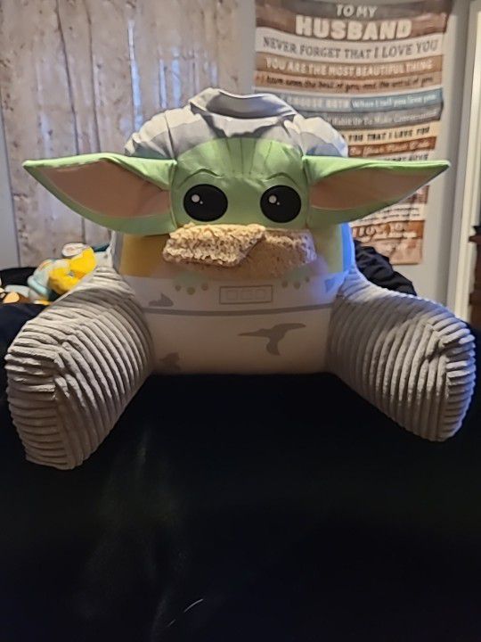 Baby Yoda Bedrest Backrest Plush