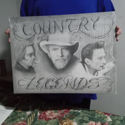Outlaw Country Drawings