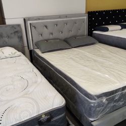 New Twin Size Bed With Promotional Mattress And Free Delivery