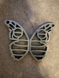 butterfly crystal/trinket shelf