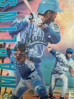 Autographed Florida Marlins Inaugural Year 1993 Collectibles
