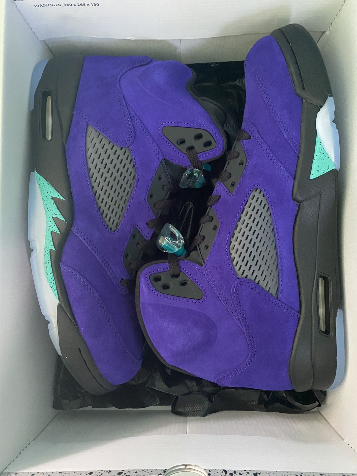 Air Jordan 5 Retro 'Alternate Grape' Size 11.5