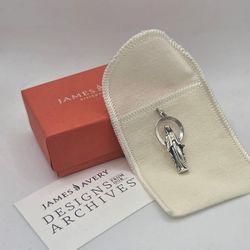 James Avery Retired Ave Maria Charm or Pendant Sterling Silver