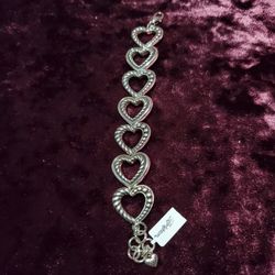 Brighton Connected By Love Silver Bracelet