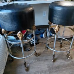 Lucas + McKearn Armory bar stools