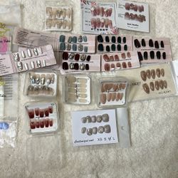 15 Sets All New Elegant Press-on nails