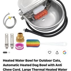 Heated Water Bowl