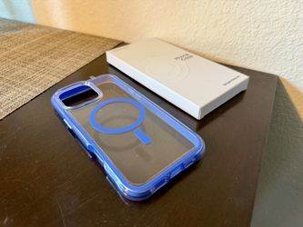 Brand New iPhone 16 Pro Max Clear Blue MagSafe Case
