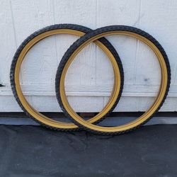 NEW Bmx Cruiser Tires 24x1.75 Knobby 