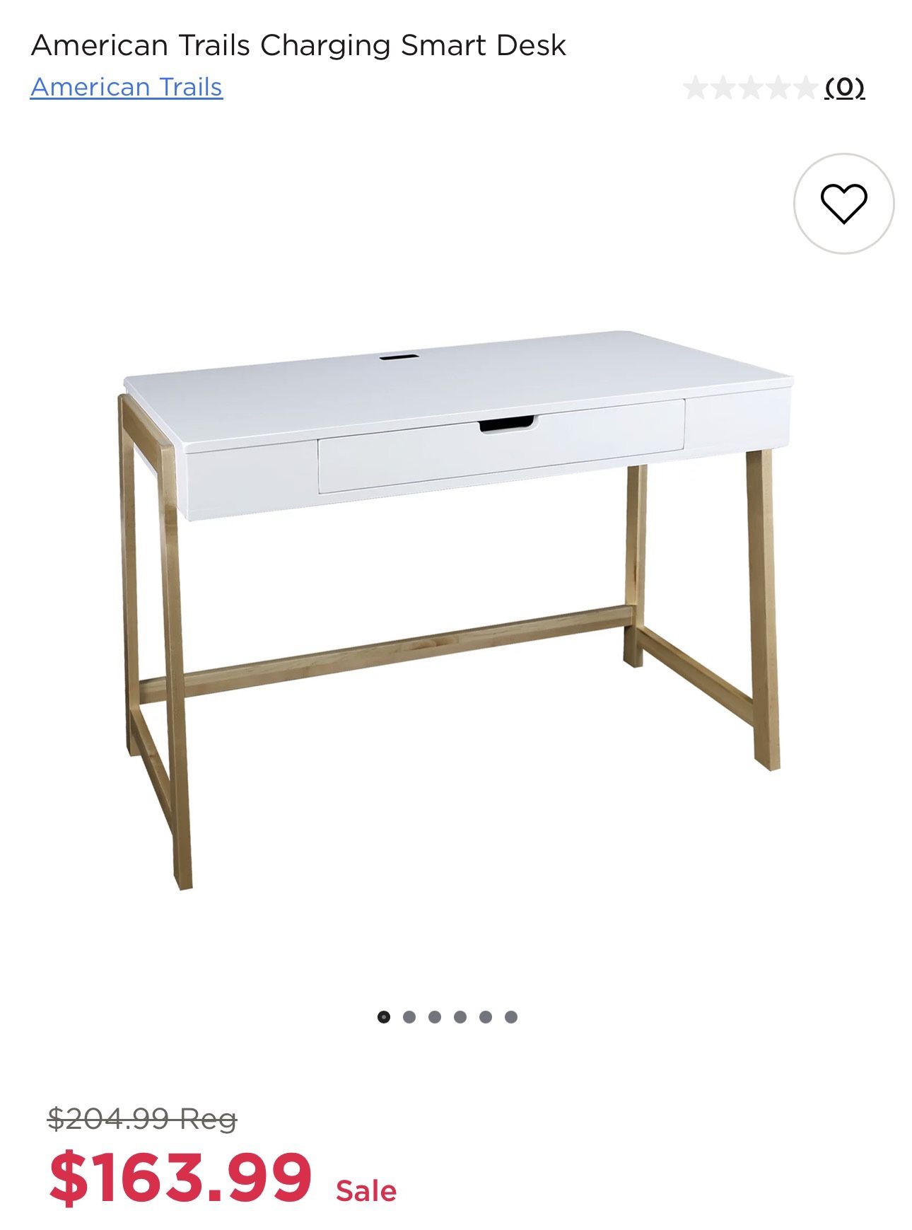 American Trails Charging Smart Desk