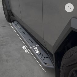 Cybertruck Step Side rails BLACK