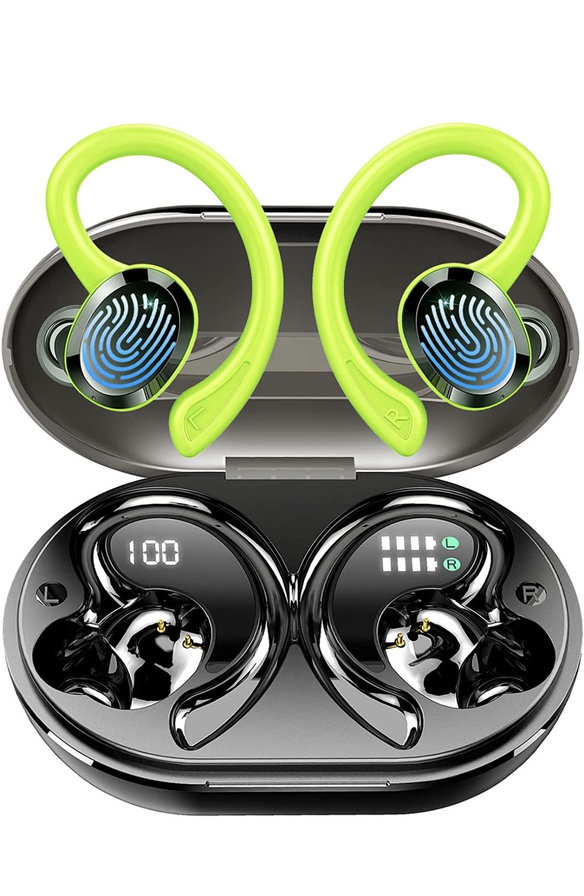 Wireless Earbuds / Headphones with LED Display