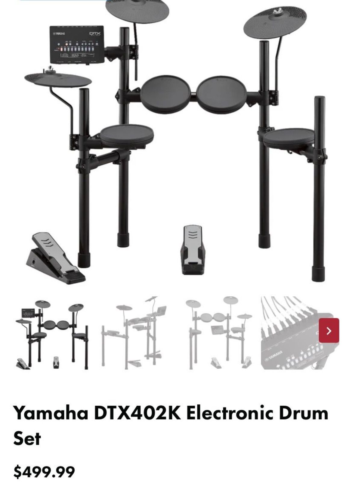 Yamaha DTX402K Electronic Drum Set