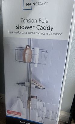 Mainstays Tension Rod Shower Caddy
