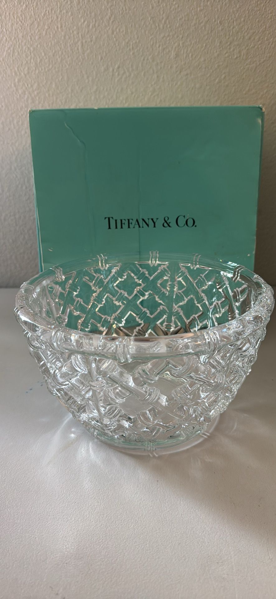 ✨ Tiffany & Co. Crystal Bowl – New in Box