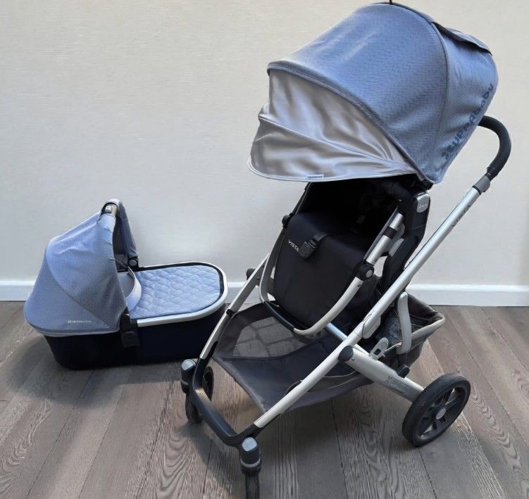 Uppa Vista Stroller W Bassinette