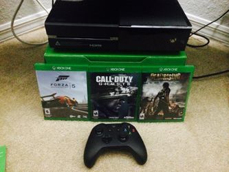 Xbox one 3 games 1 controller