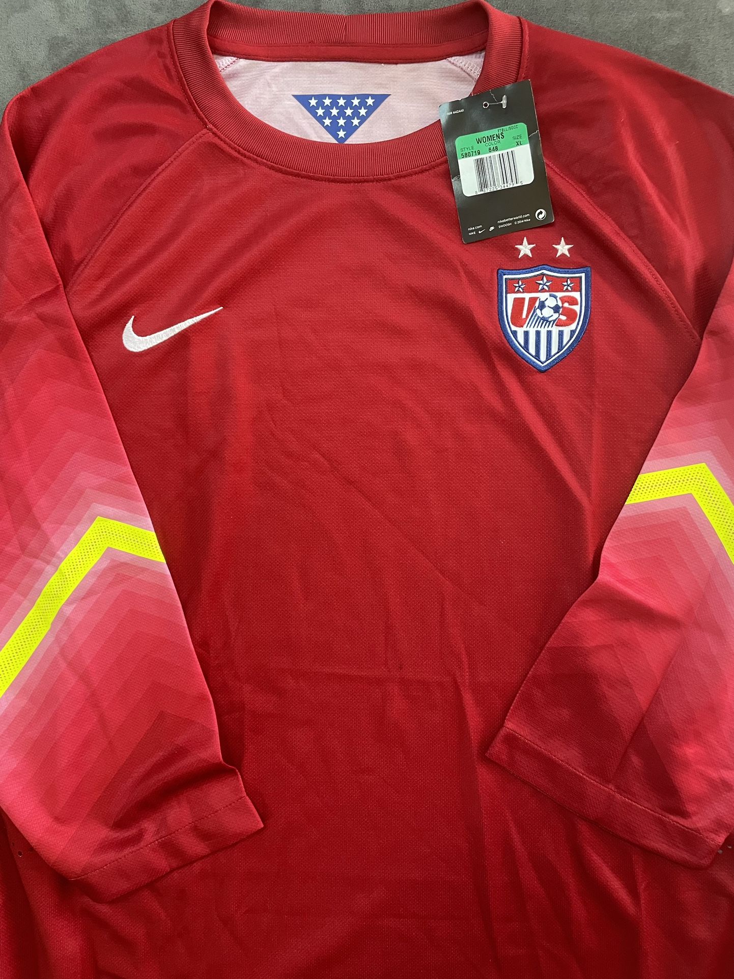 New Women's USA Soccer National Team 2014 Nike Goalkeeper Jersey