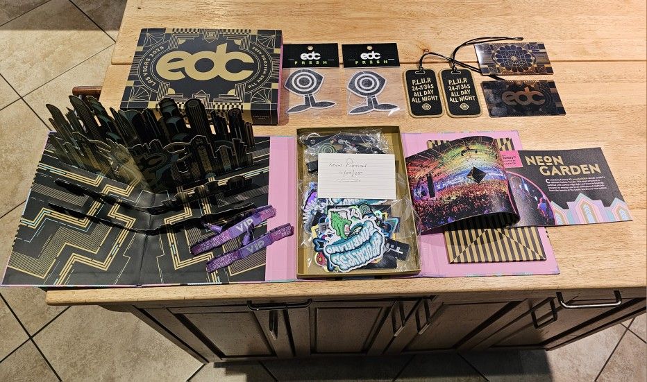 3 DAY VIP EDC LAS VEGAS MAY 16-18. TWO WRISTBANDS AND VIP EVENT PACKAGE!