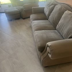 Sofa/ Couch, Oversized Chair And Ottoman 