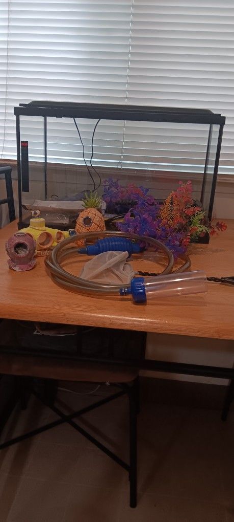 Fish Tank with Accessories plus extras