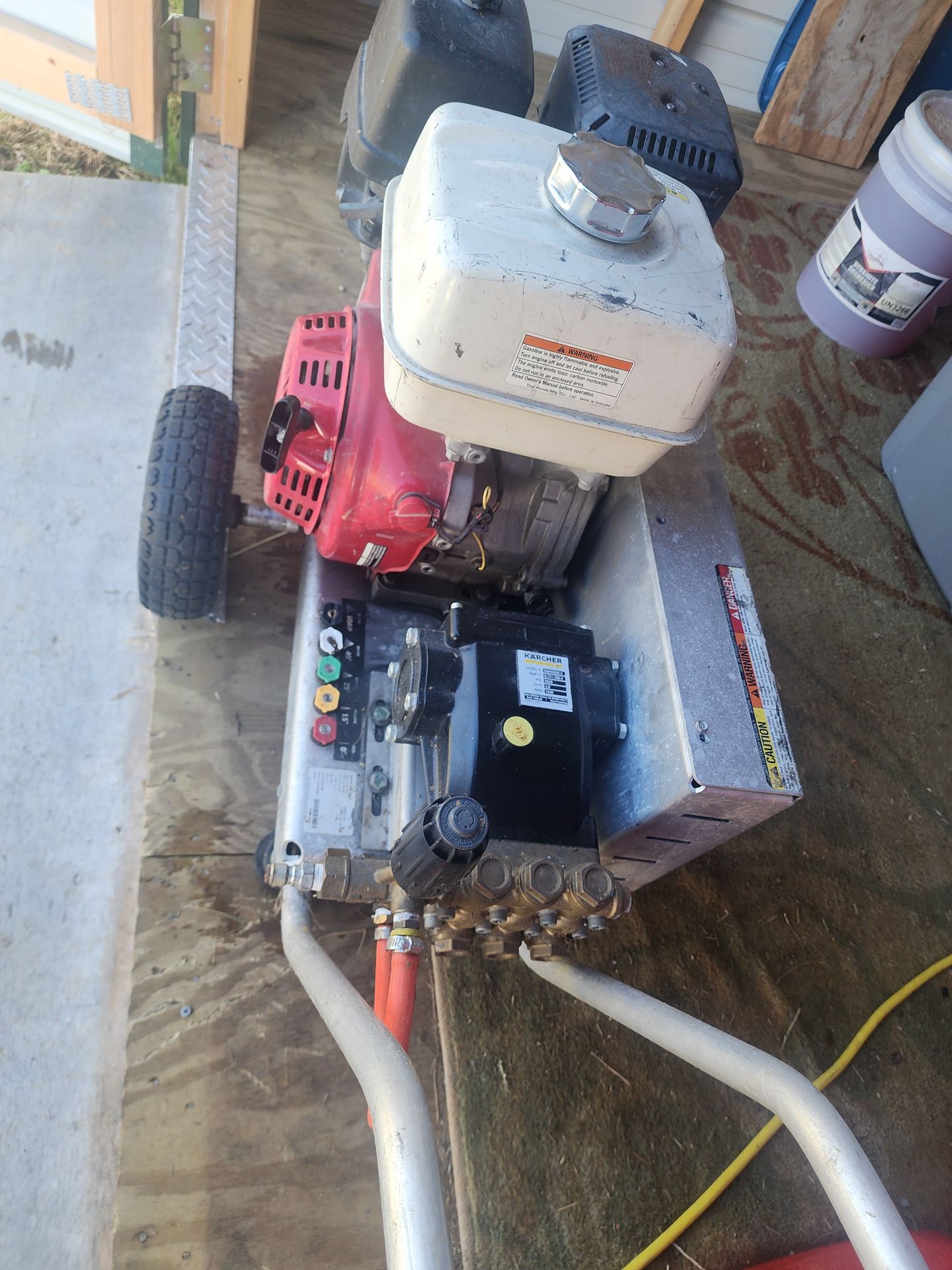 Honda GX390 commercial pressure washer