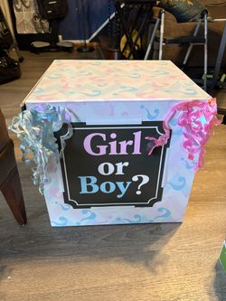 Gender Reveal Box