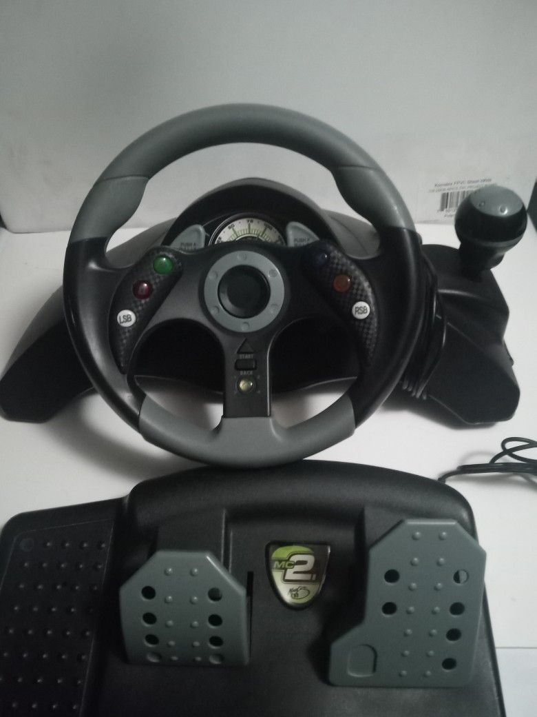 Xbox 360 Racing Wheel & Pedals   ON SALE! 