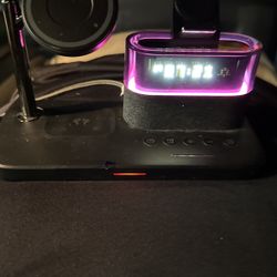 4-in-1 Apple Charging Dock & Alarm Clock