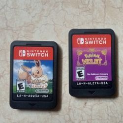 POKEMON VIOLET and POKEMON EEVEE Games For Nintendo Switch