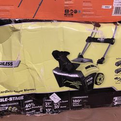 Ryobi V40 Snow Blower 