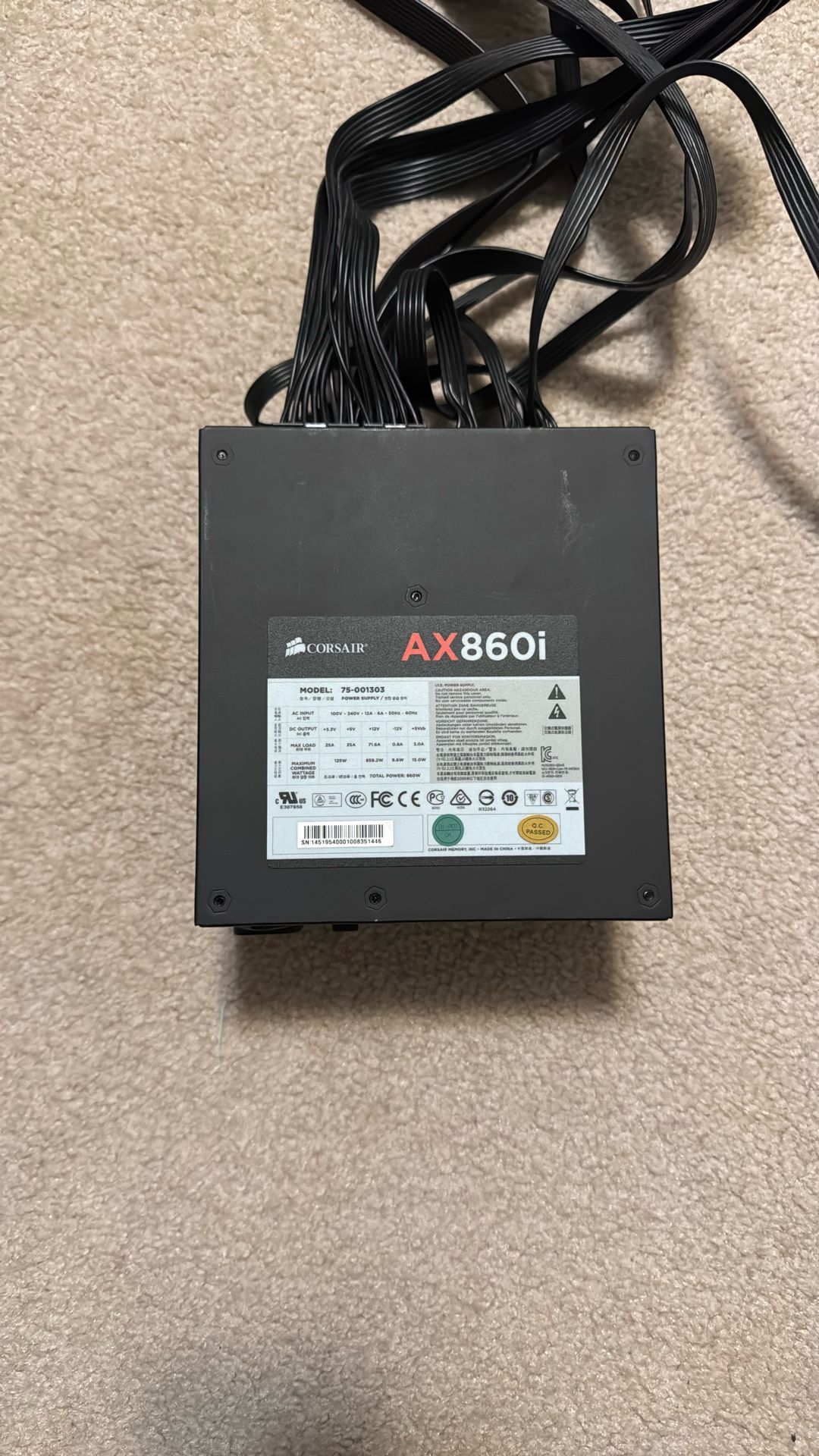 Corsair AX860i Power Supply