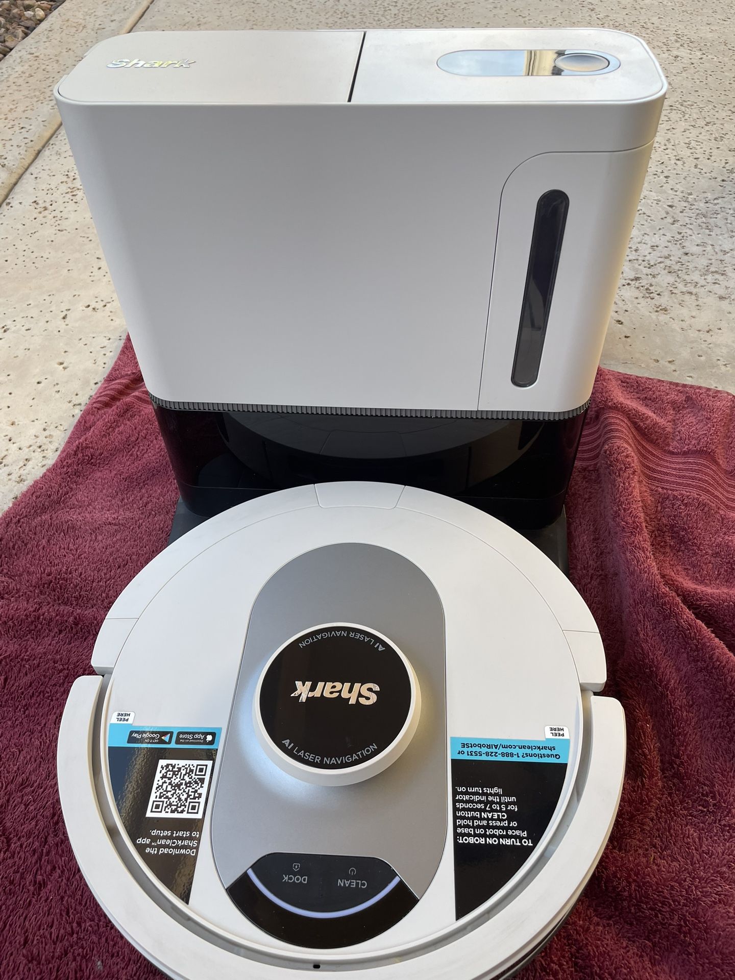 Shark AI Ultra Voice Control Z Matrix Bagless Robotic Vacuum